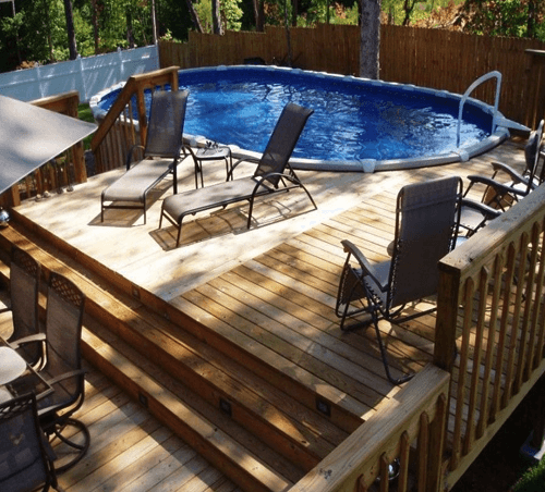 Above Ground Pool Lovely Lounge Space