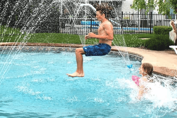 Swimming Pool Fountain Ideas