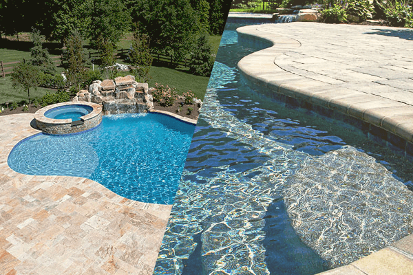 Quartz vs Pebble Pool Finish